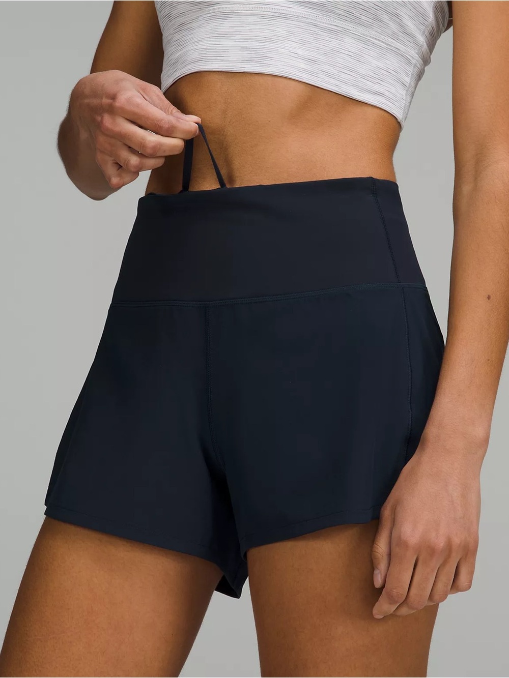 Lululemon Speed Up High-Rise Lined Short Size 8 Navy Blue - Picture 4 of 14